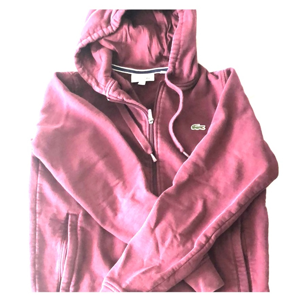 Lacoste Small Hoodie (Red)
